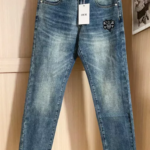 Replica Christian Dior Jeans For Men #1286305 $48.00 USD for Wholesale