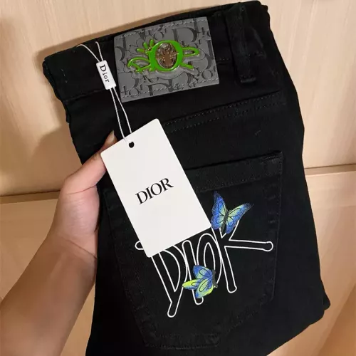 Replica Christian Dior Jeans For Men #1286313 $48.00 USD for Wholesale