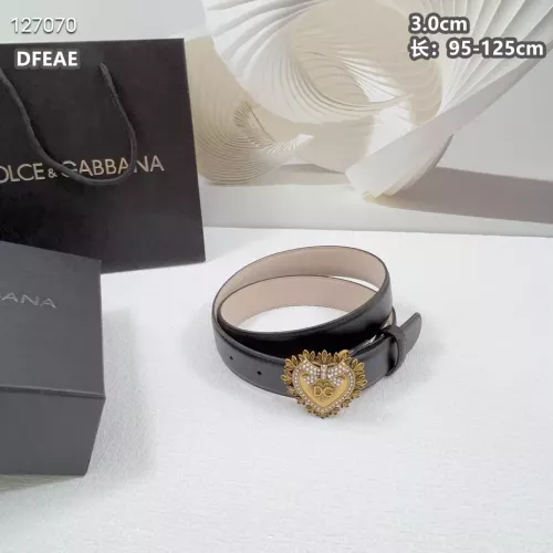 Replica Dolce & Gabbana D&G AAA Quality Belts For Unisex #1286366 $60.00 USD for Wholesale