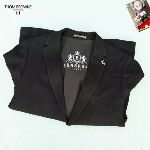 Replica Thom Browne Jackets Long Sleeved For Men #1286453 $68.00 USD for Wholesale