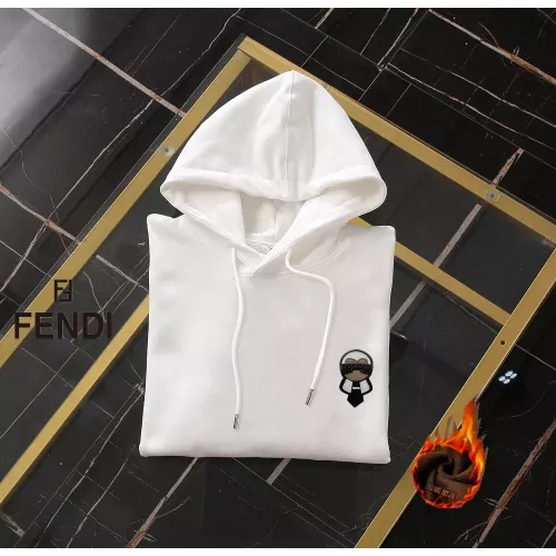 Replica Fendi Hoodies Long Sleeved For Men #1286617 $45.00 USD for Wholesale