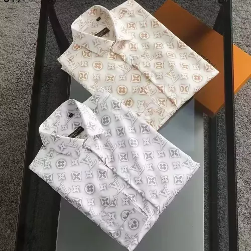 Replica Louis Vuitton LV Shirts Long Sleeved For Men #1286665 $45.00 USD for Wholesale