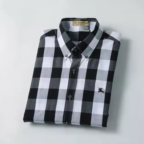 Replica Burberry Shirts Long Sleeved For Men #1286674 $42.00 USD for Wholesale