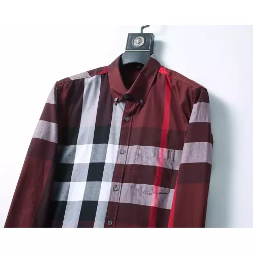 Replica Burberry Shirts Long Sleeved For Men #1286686 $42.00 USD for Wholesale