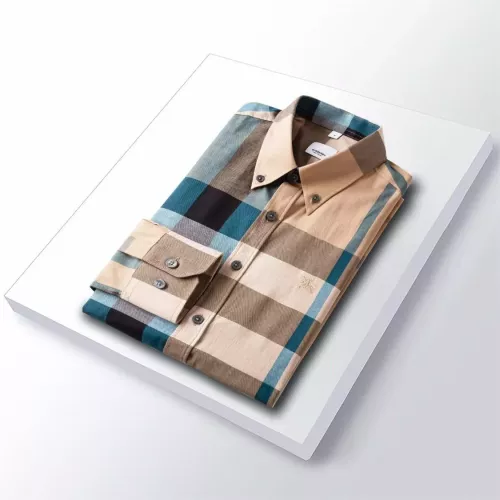 Replica Burberry Shirts Long Sleeved For Men #1286688 $42.00 USD for Wholesale