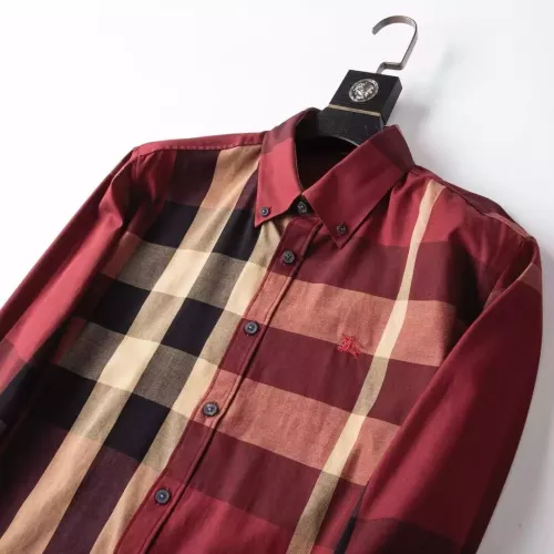 Replica Burberry Shirts Long Sleeved For Men #1286689 $42.00 USD for Wholesale