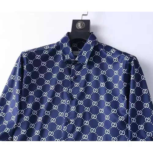 Replica Gucci Shirts Long Sleeved For Men #1286694 $45.00 USD for Wholesale