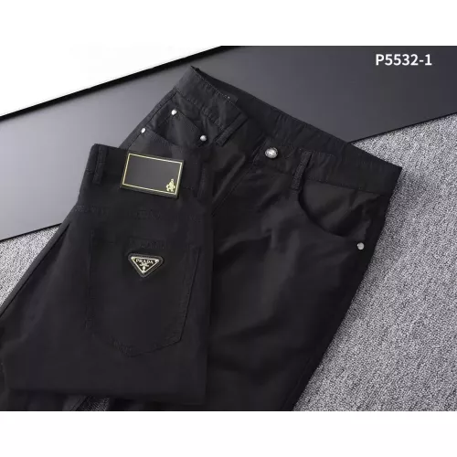 Replica Prada Jeans For Men #1286708 $42.00 USD for Wholesale