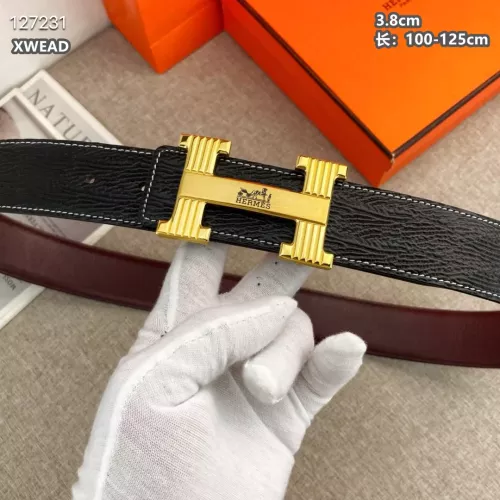 Replica Hermes AAA Quality Belts For Men #1286973 $56.00 USD for Wholesale