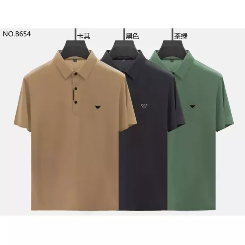 Replica Armani T-Shirts Short Sleeved For Men #1286977 $40.00 USD for Wholesale