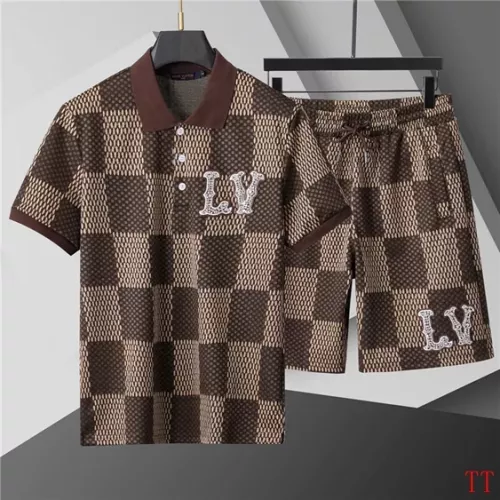 Cheap Louis Vuitton LV Tracksuits Short Sleeved For Men #1287134, $$68.00 USD On Louis Vuitton LV Tracksuits