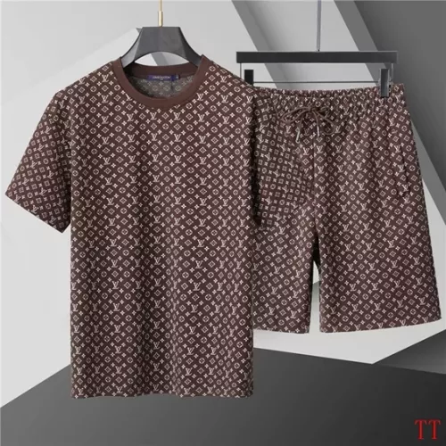 Cheap Louis Vuitton LV Tracksuits Short Sleeved For Men #1287138, $$60.00 USD On Louis Vuitton LV Tracksuits