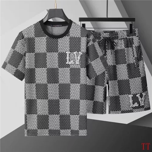 Cheap Louis Vuitton LV Tracksuits Short Sleeved For Men #1287141, $$60.00 USD On Louis Vuitton LV Tracksuits