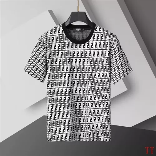 Replica Fendi Tracksuits Short Sleeved For Men #1287152 $60.00 USD for Wholesale