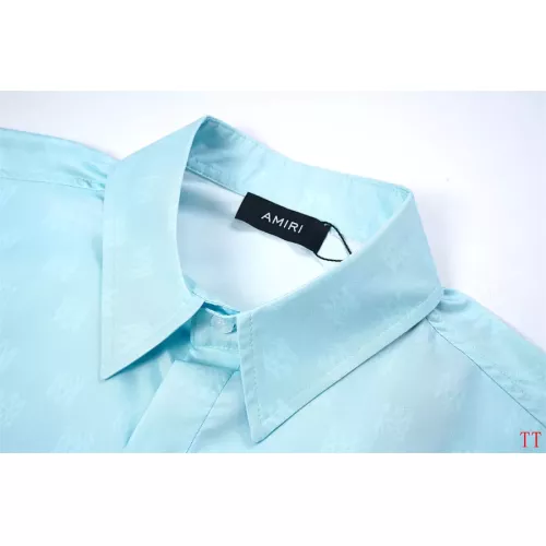 Replica Amiri Shirts Short Sleeved For Men #1287244 $32.00 USD for Wholesale