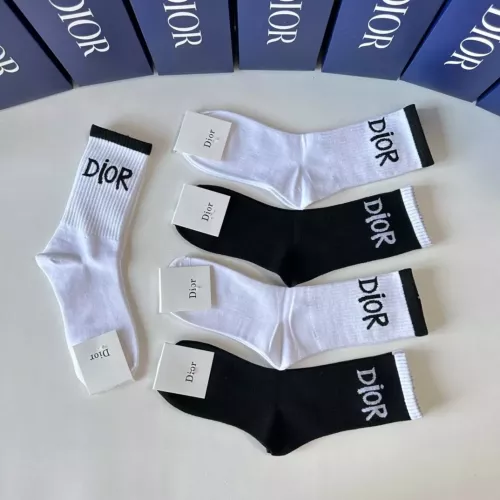 Replica Christian Dior Socks #1287382 $29.00 USD for Wholesale