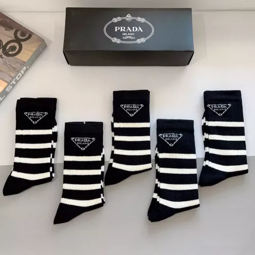 Replica Prada Socks #1287462 $29.00 USD for Wholesale