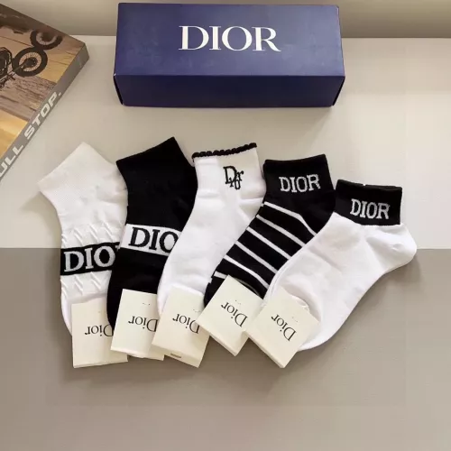 Replica Christian Dior Socks #1287516 $27.00 USD for Wholesale