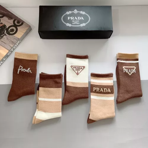 Replica Prada Socks #1287519 $29.00 USD for Wholesale