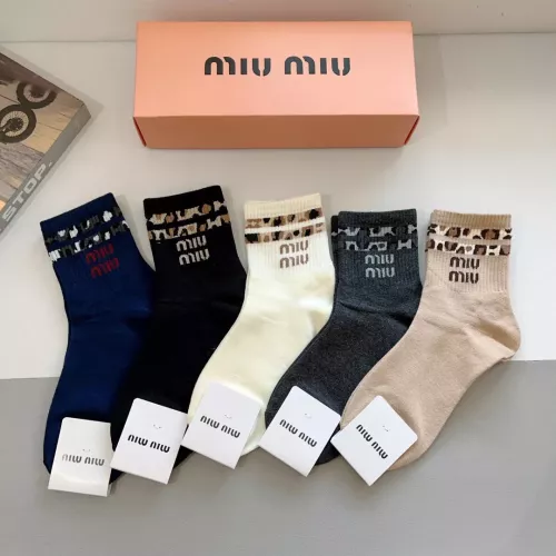 Replica MIU MIU Socks #1287522 $27.00 USD for Wholesale