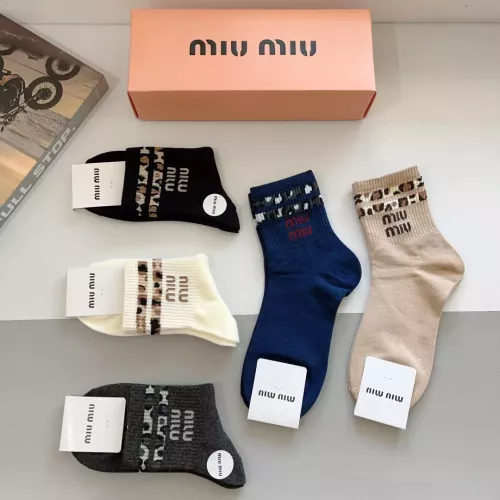 Replica MIU MIU Socks #1287522 $27.00 USD for Wholesale