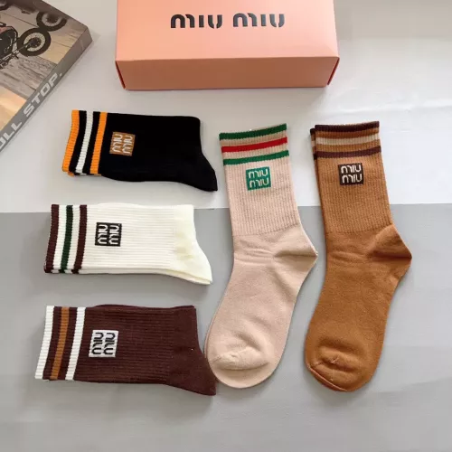 Replica MIU MIU Socks #1287523 $29.00 USD for Wholesale