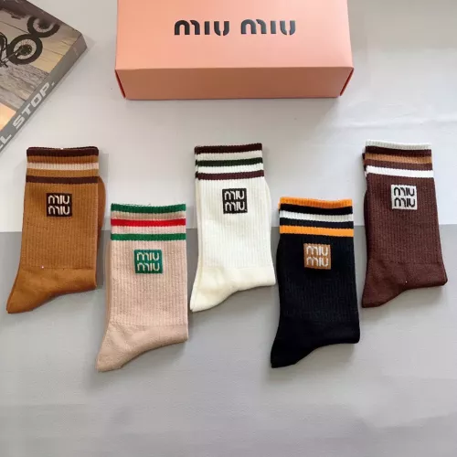 Replica MIU MIU Socks #1287523 $29.00 USD for Wholesale