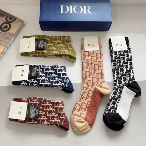 Replica Christian Dior Socks #1287538 $29.00 USD for Wholesale