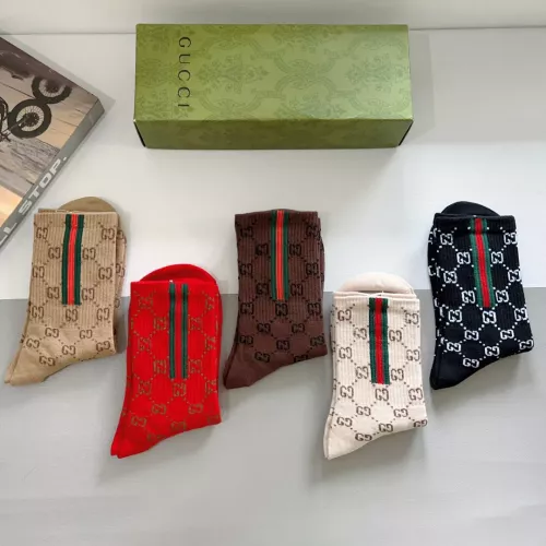 Replica Gucci Socks For Men #1287656 $29.00 USD for Wholesale