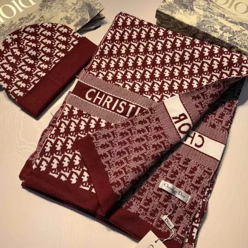 Cheap Christian Dior Hat and Scarf Set #1287935, $$64.00 USD On Christian Dior Hat and Scarf and Glove Set