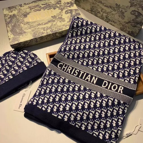 Replica Christian Dior Hat and Scarf Set #1287936 $64.00 USD for Wholesale