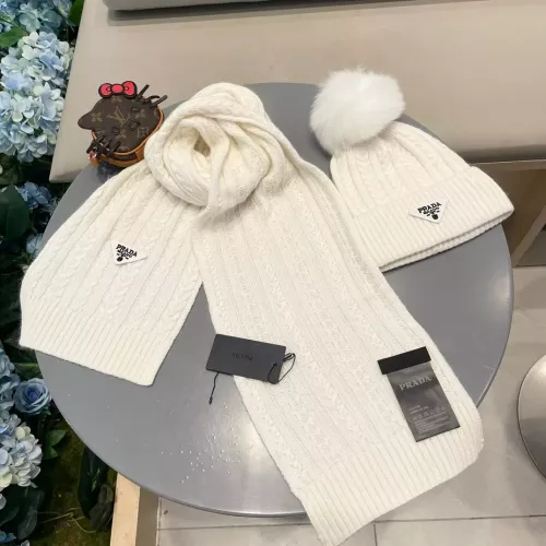 Replica Prada Hat and Scarf Set #1287991 $64.00 USD for Wholesale