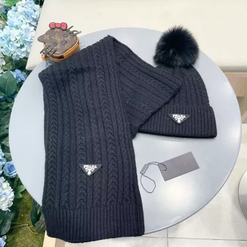 Cheap Prada Hat and Scarf Set #1287993, $$64.00 USD On Prada Hat and Scarf and Glove Set