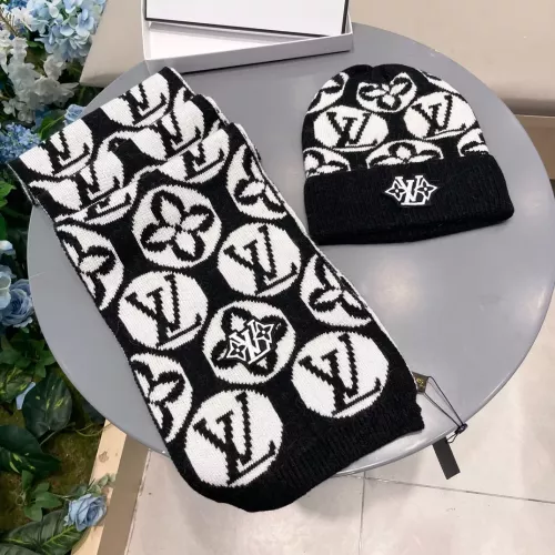 Cheap Louis Vuitton LV Hat and Scarf Set #1288036, $$60.00 USD On Louis Vuitton LV Hat and Scarf and Glove Set