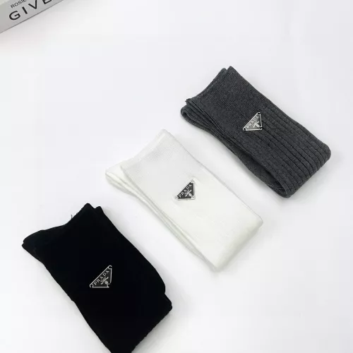 Replica Prada Socks #1288306 $29.00 USD for Wholesale