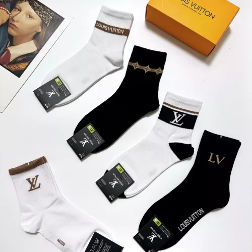 Replica Louis Vuitton LV Socks #1288313 $27.00 USD for Wholesale