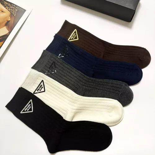 Replica Prada Socks #1288315 $29.00 USD for Wholesale