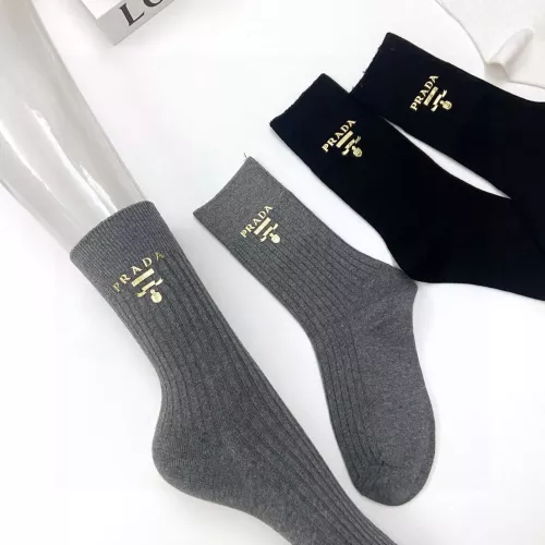 Replica Prada Socks #1288321 $29.00 USD for Wholesale