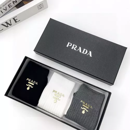 Replica Prada Socks #1288321 $29.00 USD for Wholesale