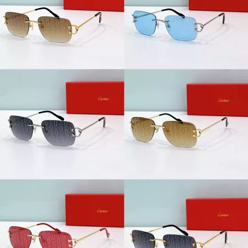 Replica Cartier AAA Quality Sunglassess #1288558 $52.00 USD for Wholesale