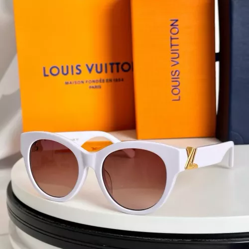 Cheap Louis Vuitton AAA Quality Sunglasses #1288603, $$48.00 USD On Louis Vuitton AAA Quality Sunglasses