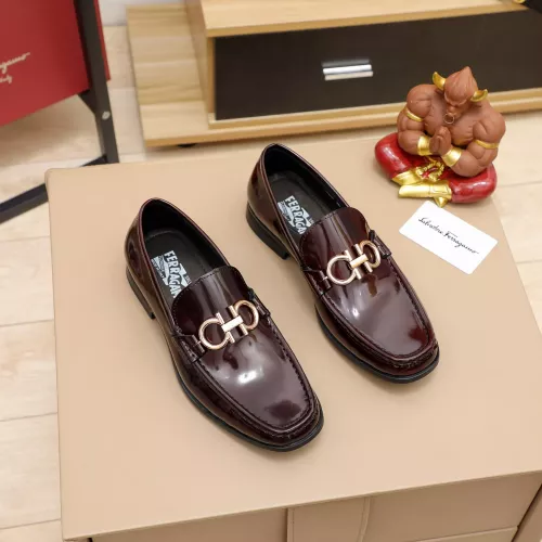 Cheap Salvatore Ferragamo Leather Shoes For Men #1288853, $$100.00 USD On Salvatore Ferragamo Leather Shoes