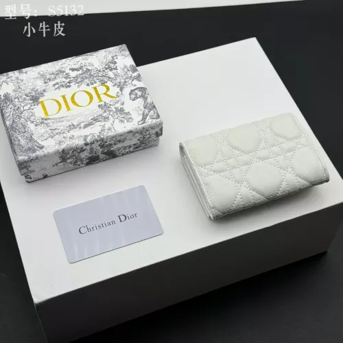 Replica Christian Dior Wallets For Women #1289183 $40.00 USD for Wholesale