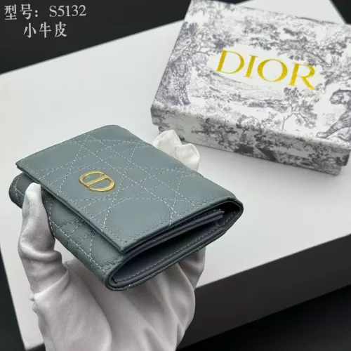 Replica Christian Dior Wallets For Women #1289185 $40.00 USD for Wholesale