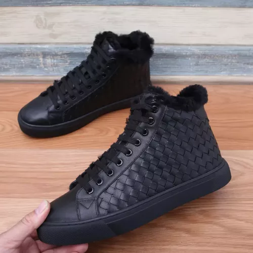 Replica Bottega Veneta BV High Tops Shoes For Men #1289223 $122.00 USD for Wholesale