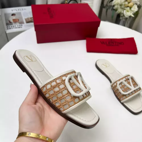 Replica Valentino Slippers For Women #1289274 $82.00 USD for Wholesale