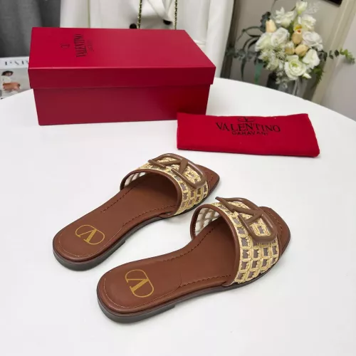 Replica Valentino Slippers For Women #1289276 $82.00 USD for Wholesale