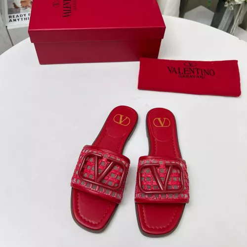 Replica Valentino Slippers For Women #1289277 $82.00 USD for Wholesale