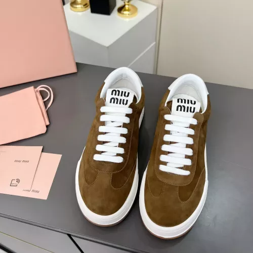 Replica MIU MIU Casual Shoes For Women #1289376 $100.00 USD for Wholesale