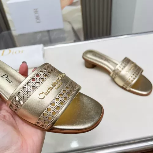 Replica Christian Dior Slippers For Women #1289409 $85.00 USD for Wholesale